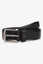 Tommy Hilfiger Ledergürtel - Black 95 Herren
