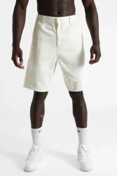 Carhartt WIP Single Knee Jeansshorts - White Rinsed 30 Herren