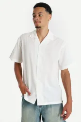 Jack & Jones - Hemd, kurzarm, für Herren, Weiss, Größe L