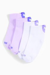 Puma Doppelpack Socken - Lilac + White EU31-34 Kids