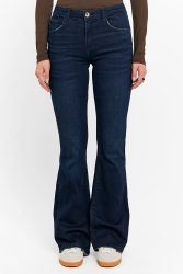 Tally Weijl Push-up Flare Jeans - Dark Blue Denim 36 Damen