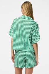 Pieces PCNYA Hemd - Simply Green + Cloud Dancer S Damen