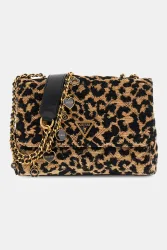 Guess Giully Hand- / Umhängetasche - Leopard Einheitsgroesse Damen