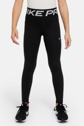 Nike Pro Leggins - Black + White L Kids