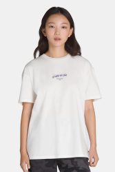 Vans Firemade Oversize T-Shirt - Marshmallow S Damen