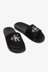 Calvin Klein Pantoletten - Black + Soft Levander EU37 Damen