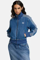 Adidas Originals Firebird Jeans-Trainingsjacke - Blue Denim M Damen