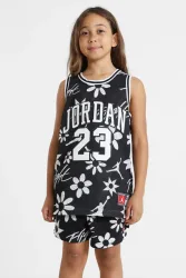 Jordan Mesh Tanktop - Black + White L Kids