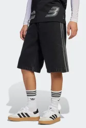Adidas Originals Adicolor Jeans Bermudashorts - True Black 34 Herren