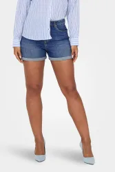 Only Josephine Jeansshorts - Medium Blue Denim L Damen