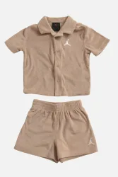 Jordan Frottee Baby-Set - Hemp 12m