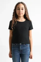 KIDS ONLY - T-Shirt, kurzarm, 146-152, Black