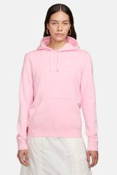 Nike Sportswear Club Fleece Kapuzensweatshirt - Medium Soft Pink S Damen