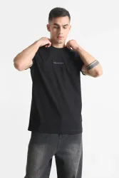 Calvin Klein Jeans Monologo T-Shirt - Black M Herren