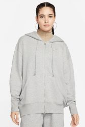 Nike Sportswear Phoenix Fleece Oversize Kapuzensweatjacke - Grey Heather XS Damen