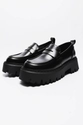 Buffalo Aspen Plateau-Loafer - Black EU42 Herren