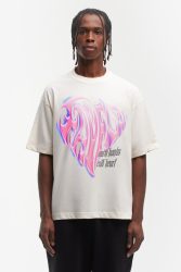 Favela Cold Hearts Oversize T-Shirt - Vanilla S Herren