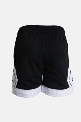 Jordan Diamond Mesh Shorts - Black + White L Kids