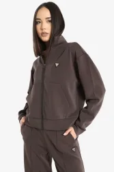 Guess Trainingsjacke - Coffee Roast S Damen