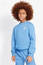 Nike Sportswear Club Fleece Sweatshirt - Blue Beyond L Kids