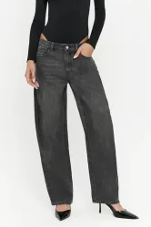 Tally Weijl Barrel Fit Jeans - Black Washed 36 Damen