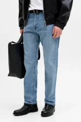 Jack & Jones JJICHRIS JJORIGINAL Relaxed Fit Jeans L32 - Blue Denim 30/32 Herren
