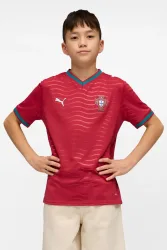 Puma - Fussball Trikot, Portugal 26 Home Kids, 152, Rot