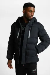 Zavetti Canada Atlin Pufferjacke - Jet Black L Herren