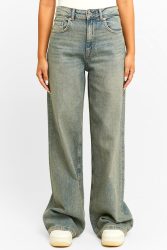 Tally Weijl High Waist Wide Leg Jeans - Blue Washed 34 Damen
