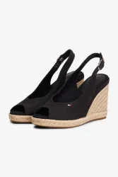Tommy Hilfiger Keilsandalen - Black EU38 Damen