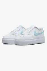Nike Court Vision Alta Sneaker - White + Glacier Blue EU37.5 Damen