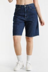 Carhartt WIP Brandon Loose Fit Jeansshorts - Blue Stone Washed M Damen