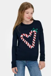 Only KOGXMAS SHINE Weihnachtsstrickpullover - Naval Academy 134-140 Kids