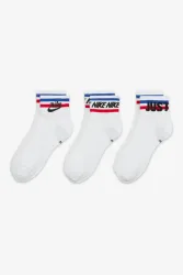 Nike Dreierpack Socken - Weiss EU38-42