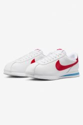 Nike Cortez Sneaker - White + Varsity Red + Varsity Blue EU37.5 Damen
