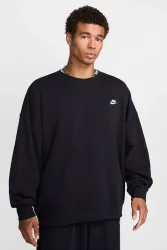 Nike Club Fleece Oversize Sweatshirt - Black M Herren
