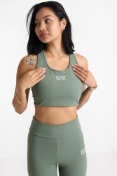 EA7 Emporio Armani Vigor7 Sport-Bralette - Agave Green XS Damen