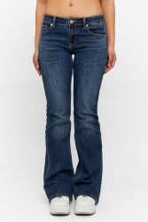 Tally Weijl Flare Jeans - Dark Blue Denim 34 Damen