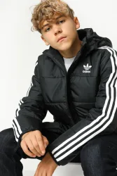 Adidas Originals Leichte Pufferjacke - Schwarz 140 Kids