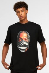 Upscale Psycho Man T-Shirt - Black S Herren