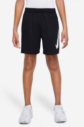 Nike Mesh Shorts - Black + White L Kids
