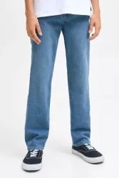 Jack & Jones Junior Clark Regular Fit Jeans - Blue Denim 146 Kids