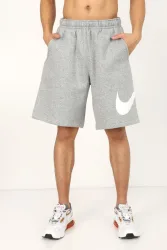 Nike Sportswear Club Graphic Sweatshorts - Grey Heather M Herren