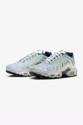 Nike Air Max Plus Sneaker - Pebble Grey + Lime + Steel + White EU44 Herren