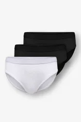 Only KOGLOLA Dreierpack Pantys - Light Grey + Black 158-164 Kids