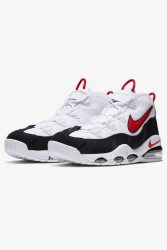 Nike Air Max Uptempo '95 Sneaker - White + Black + University Red EU42.5 Herren