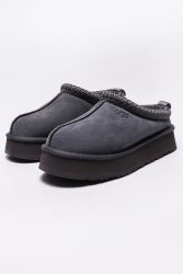 UGG Tazz gefütterte Plateau Slipper - Obsidian EU38 Damen