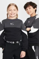 Nike Air Sweatshirt - Black + Anthracite M Kids