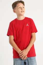 Jordan Jumpman Air Embroidered T-Shirt - Gym Red L Kids