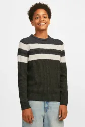 Jack & Jones Junior Sander Strickpullover - Rosin 140 Kids